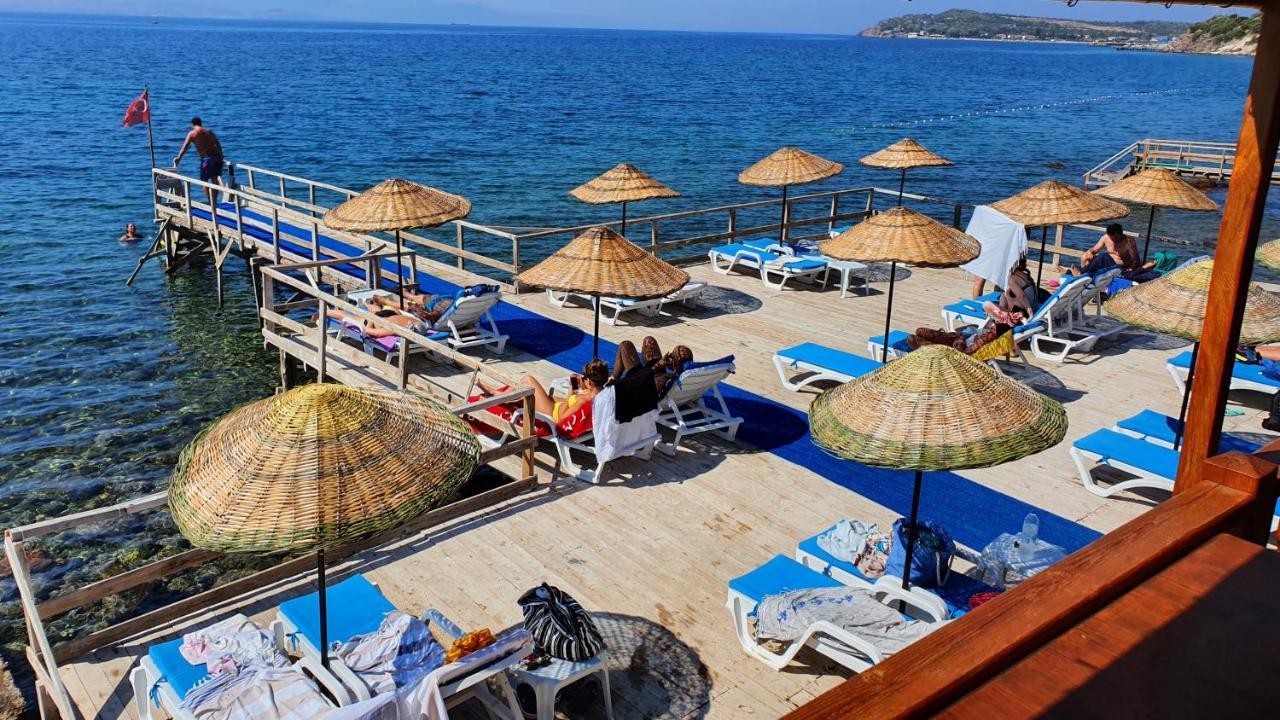 Sokakagzi Assos Nazan Motel Restoran Beach المظهر الخارجي الصورة
