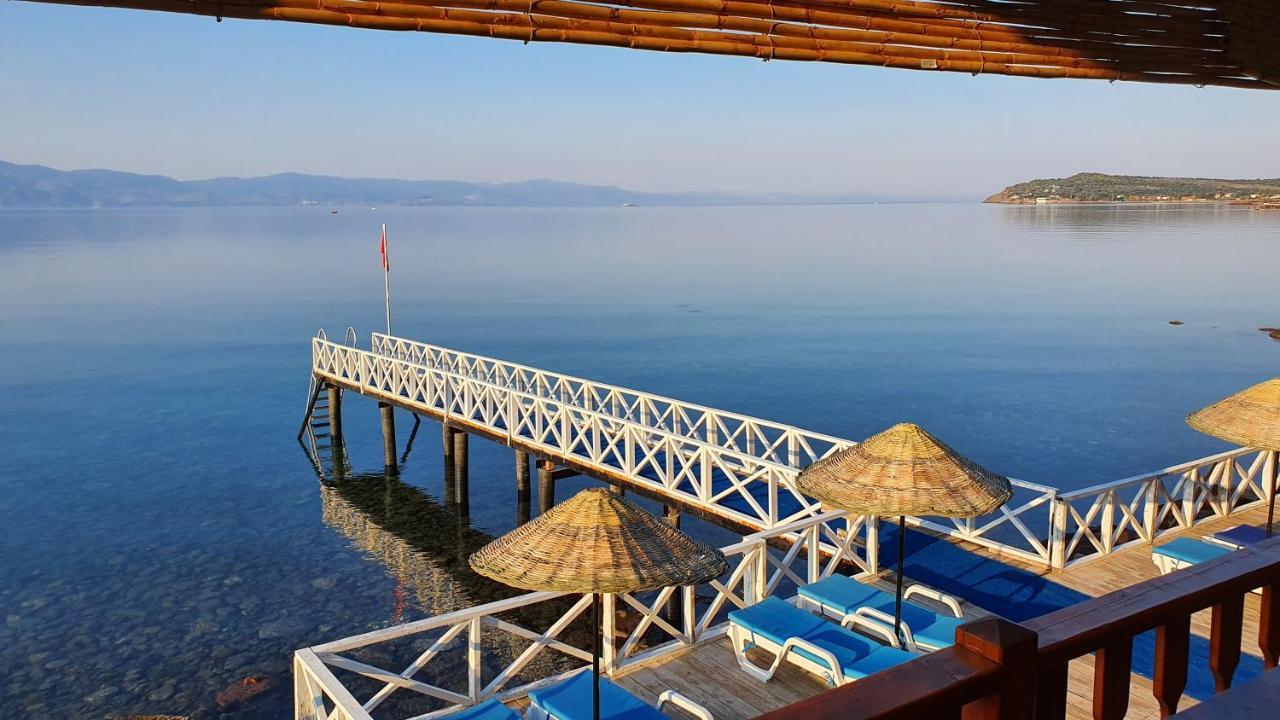 Sokakagzi Assos Nazan Motel Restoran Beach المظهر الخارجي الصورة